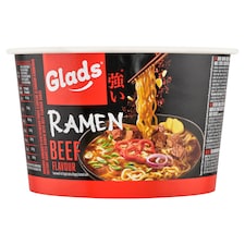 Glads Instantné rezance ramen s omáčkou s hovädzou príchuťou 105 g