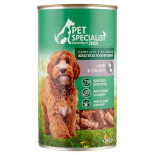 Pet Specialist Kompletné krmivo pre dospelé psy kúsky s jahňacinou a kuracinou v omáčke 1240 g