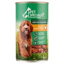 Pet Specialist Kompletné krmivo pre dospelé psy kúsky s kuracinou, pečeňou a mrkvou v omáčke 1240 g