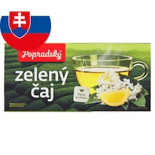 Popradský Zelený čaj baza a citrón 30 g