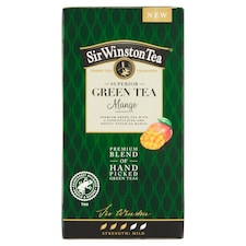 Sir Winston Tea Green Tea Mango zelený čaj 20 x 1,75 g (35 g)