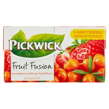 Pickwick Fruit Fusion Strawberry with Sea Buckthorn ovocný čaj aromatizovaný 20 x 1,75 g (35 g)