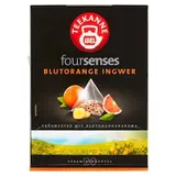 Teekanne Foursenses Blutorange Ingwer ovocný čaj 20 x 2,5 g (50 g)