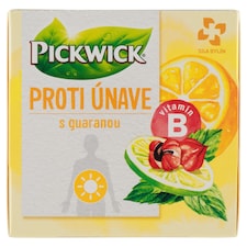 Pickwick Proti únave s guaranou zelený a bylinný čaj 10 x 1,5 g (15 g)