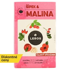 Leros Čajová chvíľka šípka & malina 20 x 2 g (40 g)