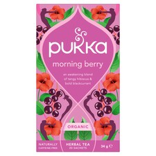 Pukka Morning Berry bio aromatizovaný čaj bylinno-koreninovo-ovocný 20 vrecúšok 34 g