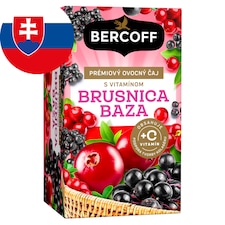 Bercoff Brusnica baza prémiový ovocný čaj s vitamínom 16 x 2 g (32 g)