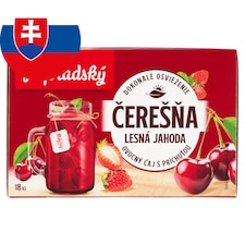 Popradský Čerešňa a lesná jahoda ovocný čaj s príchuťou 18 x 2 g (36 g)