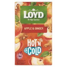 Loyd Hot'n Cold ovocno-bylinný čaj s príchuťou jablka a so zázvorom 15 x 2 g (30 g)