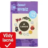 Leros Čajová chvíľka Ice Tea čierna ríbezľa 20 x 2 g (40 g)