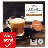 Cortado Espresso Macchiato instantná káva so sušeným plnotučným mliekom 16 x 6,3 g (100,8 g)