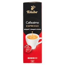 Tchibo Cafissimo Espresso Elegant Aroma pražená mletá káva kapsuly 10 x 7 g (70 g)