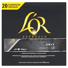 L'OR Espresso Onyx Int. 12 - 20 hliníkových kapsúl kompatibilných s kávovarmi Nespresso® disc.