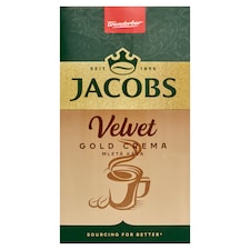 Jacobs Velvet Gold Crema mletá káva 250 g