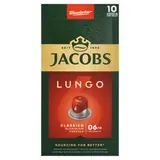 Jacobs Lungo Classico pražená mletá káva v kapsulách 10 ks 52 g