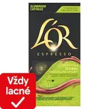 L'OR Espresso Dubai Chocolate Style pražená mletá káva 10 kapsúl 52 g