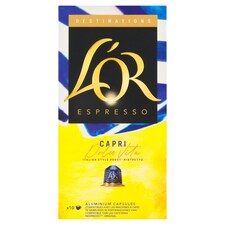 L'OR Espresso Capri Dolce Vita pražená mletá káva 10 kapsúl 52 g