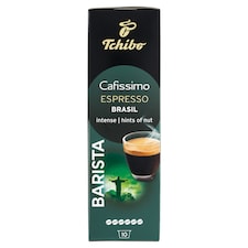 Tchibo Cafissimo Espresso Brasil Barista pražená mletá káva kapsuly 10 x 7,8 g (78 g)