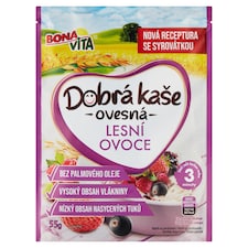 Bona Vita Dobrá kaše Ovsená kaša lesné ovocie 55 g