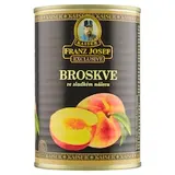Franz Josef Kaiser Exclusive Broskyne lúpané polené v sladkom náleve 410 g