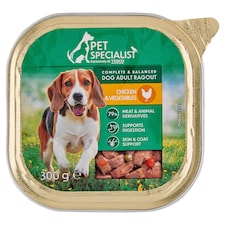 Pet Specialist Kompletné krmivo pre dospelé psy ragú s kuracinou a zeleninou 300 g