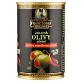 Franz Josef Kaiser Exclusive Zelené olivy plnené pálivou papričkovou pastou v slanom naleve 300 g