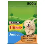 Friskies Junior granule pre šteniatka morka s mliekom, zelenina 500 g