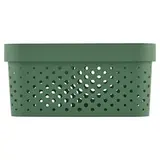 Curver Infinity box bodkovaný zelený 26 x 17,5 x 12,3 cm 4,5 l