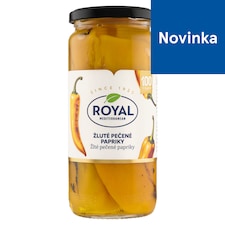 Royal Žlté pečené papriky 465 g