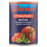 Giana Lúpané krájané paradajky s bazalkou 400 g