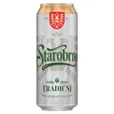 Starobrno 10% svetlé výčapné pivo plechovka 500 ml