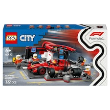 LEGO City 60443 Zastávka v F1 a Pit Crew s autom Ferrari
