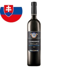 Château Topoľčianky Chardonnay bobuľový výber slovenské prívlastkové víno D.S.C. biele sladké 0,5 l