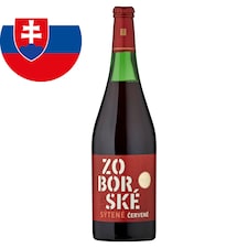 Víno Nitra Zoborské sýtené víno suché červené 0,75 l