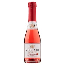 Moscato De Luxe Fragola miešaný alkoholický nápoj s jahodovou príchuťou sýtený 0,2 l