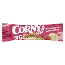 CORNY BIG cereálna tyčinka Jahoda-Biela čokoláda 40 g