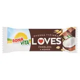 Bona Vita Loves nepečená ovsená tyčinka s čokoládou a kokosovou múkou 40 g