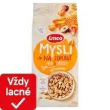 Emco Mysli na Zdraví Chrumkavé med a oriešky 750 g