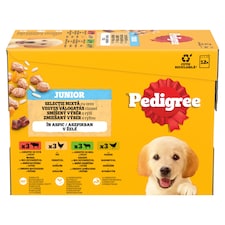 Pedigree Junior zmiešaný výber s ryžou v želé 12 x 100 g (1,2 kg)
