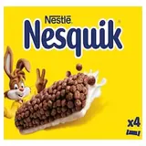 Nestlé NESQUIK raňajková cereálna tyčinka s kakaom, polomáčaná v bielej poleve 4 x 25 g