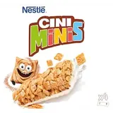 Nestlé CINI-MINIS raňajková cereálna škoricová tyčinka, polomáčaná v bielej poleve 4 x 25 g