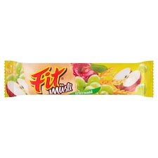 Fit Müsli tyčinka s jablkami a hrozienkami 30 g