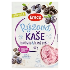 Emco Ryžová kaša čučoriedky & čierne ríbezle 45 g
