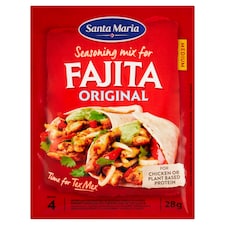 Santa Maria Fajita Original Medium koreninový prípravok do plniek placiek tortillas a hrianok 28 g