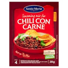 Santa Maria Chilli Con Carne koreniaci prípravok sypký 28 g