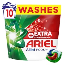 Ariel Allin1 PODS + Extra Stain Removal Kapsuly Na Pranie, 10 Praní
