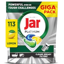 Jar Platinum Tablety Do Umývačky Riadu, Citrón,  113 Kapsúl