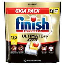Finish Ultimate Plus kapsuly do umývačky riadu - Lemon 120 ks