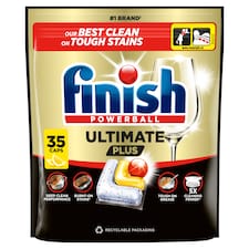 Finish Ultimate Plus kapsuly do umývačky riadu - Lemon 35 ks