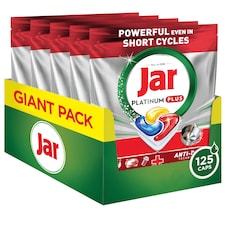 Jar Platinum Plus Tablety Do Umývačky Riadu, Citrón,  125 Kapsúl